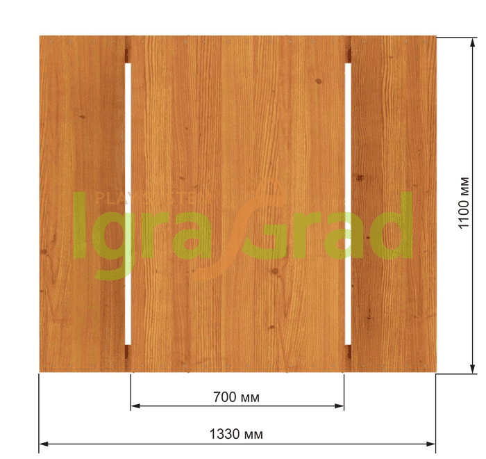 Детский столик для дачи IgraGrad