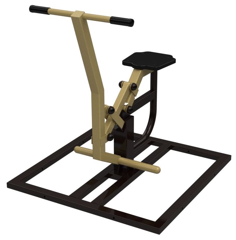 Уличный тренажер Ковбой на раме Air Gym YTR64