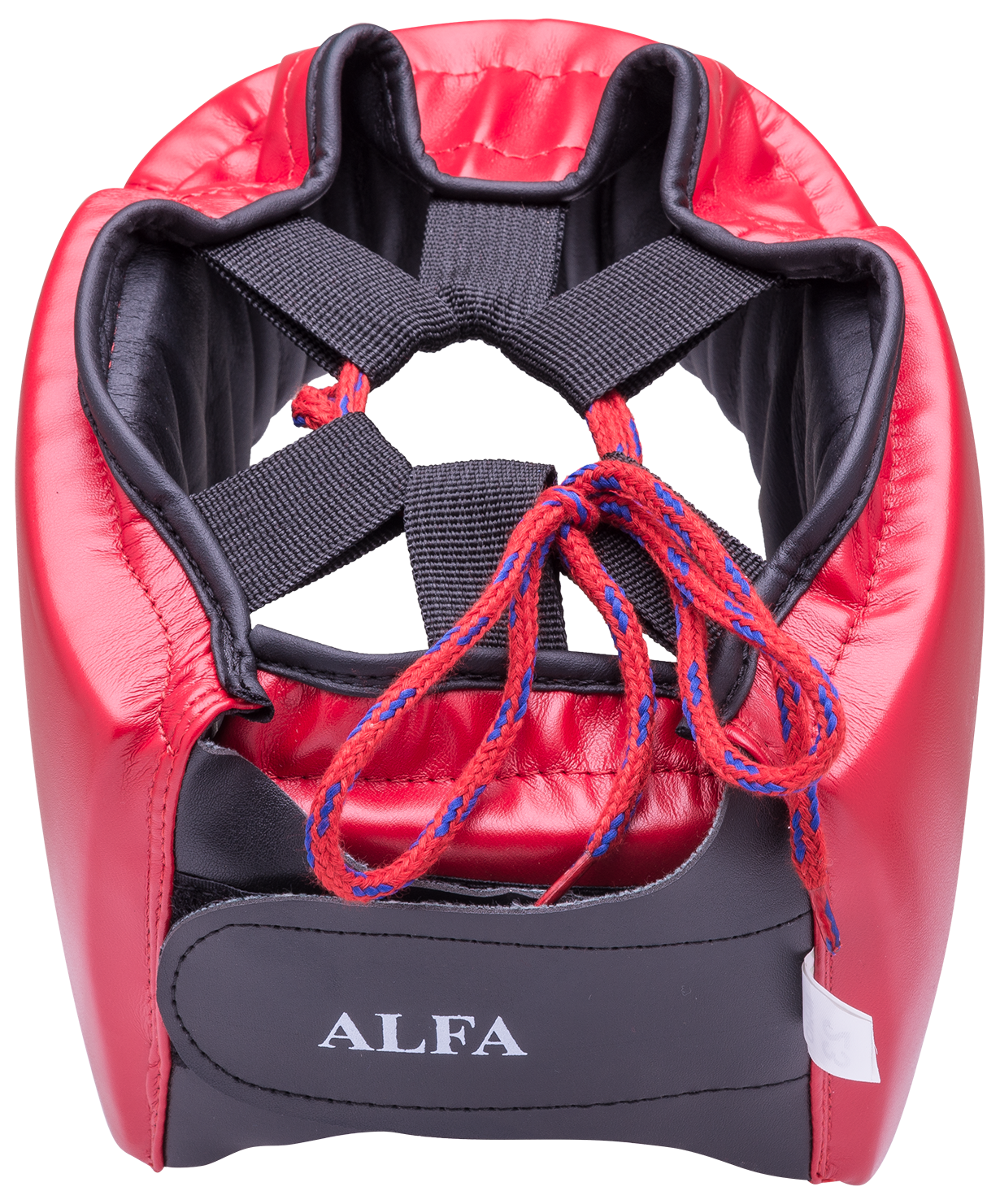 Шлем открытый Alfa HGA-4014, кожзам, красный, XL