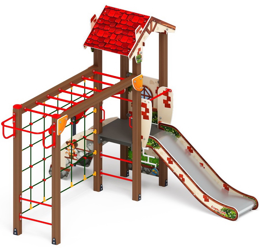 В ГОСТЯХ У СКАЗКИ детский игровой комплекс ДИК 1.05.01-04.С (H=900)