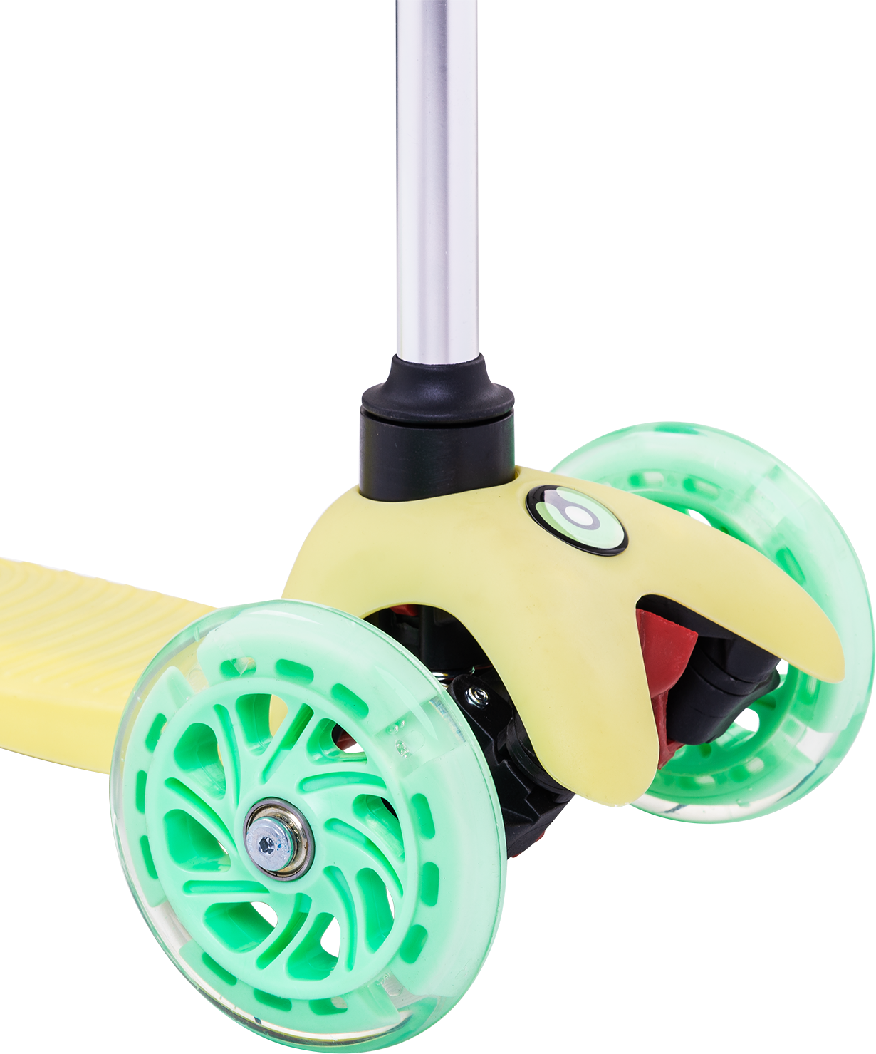 Самокат 3-колесный Zippy 3D, 120/80 мм, желтый