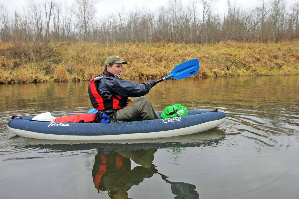 Весло для пакрафта пятисекционное RST Эко