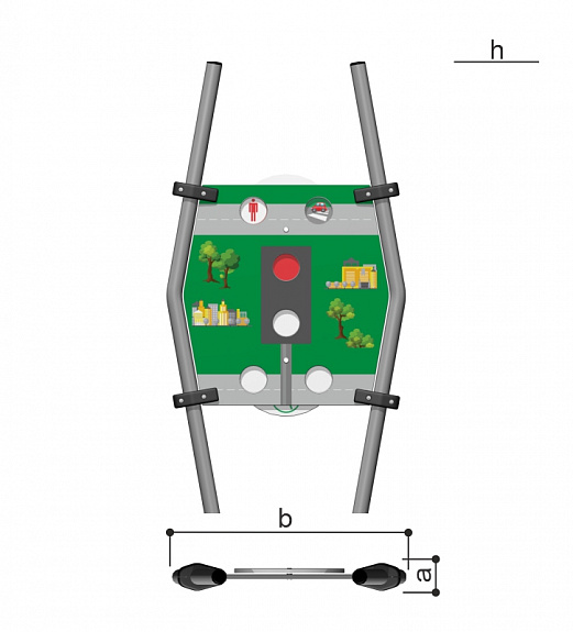 Бизиборд СВЕТОФОР Romana 057.68.00