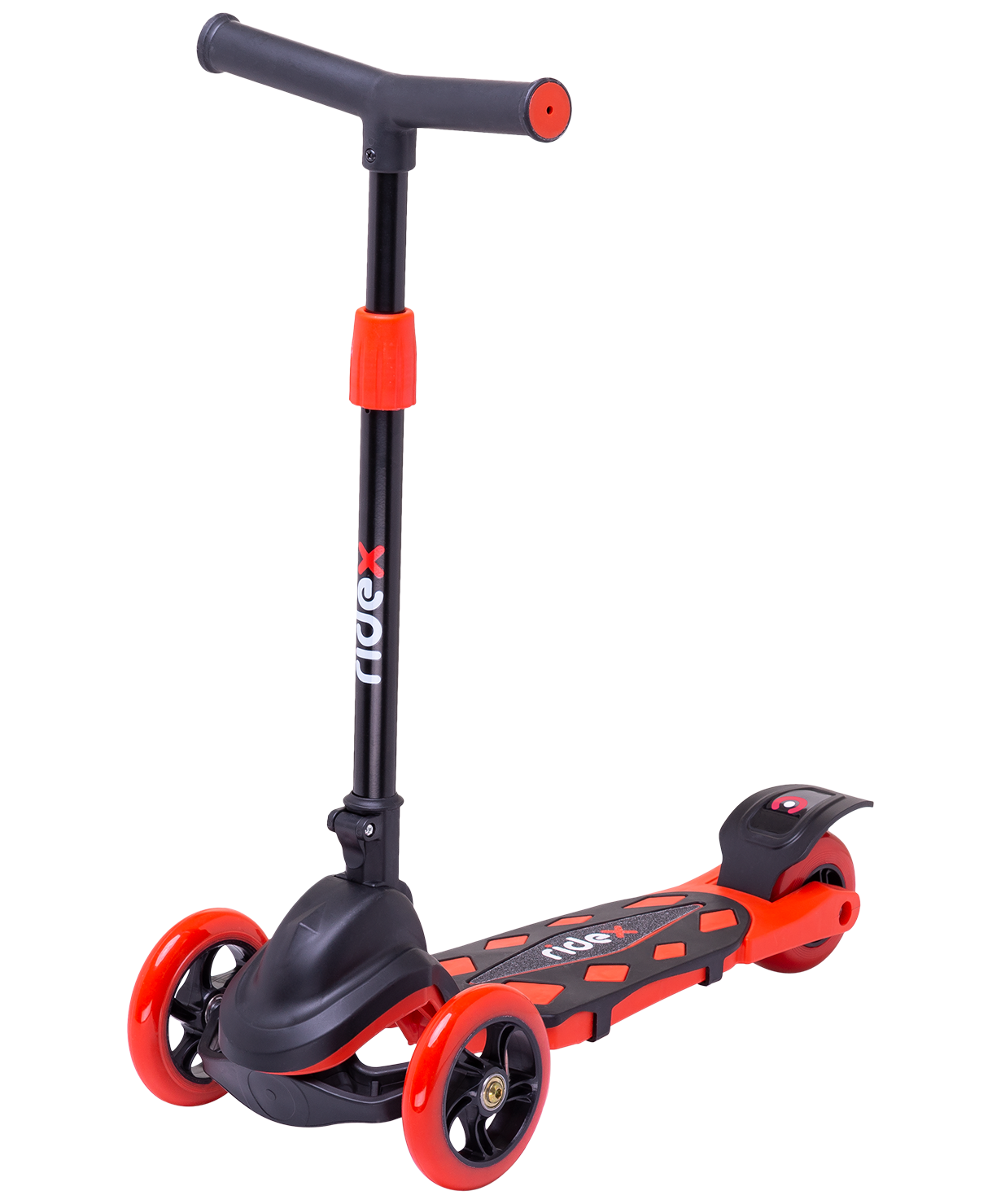 Самокат 3-колесный Robin 3D 120/90 мм, красный