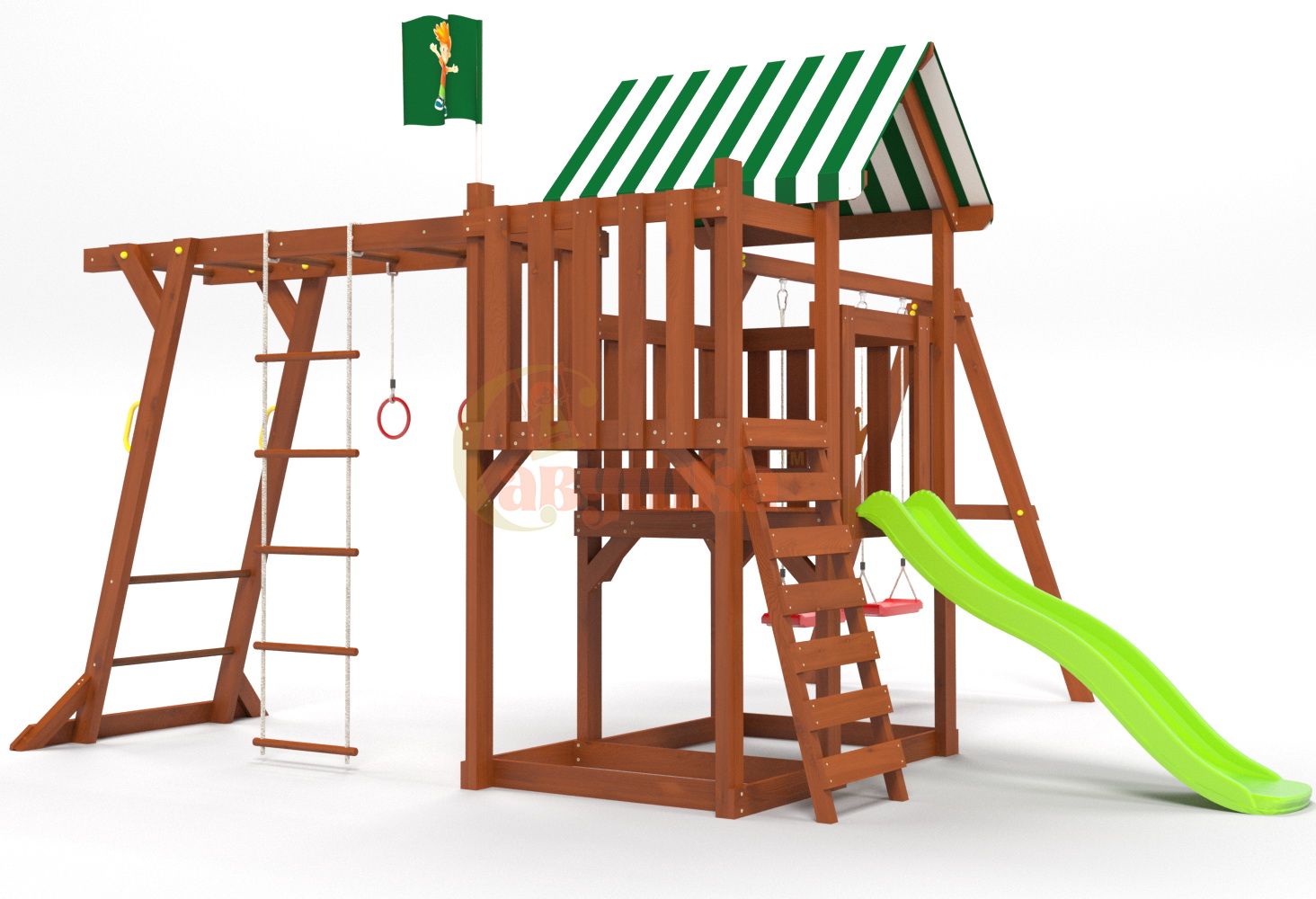 Детская площадка Савушка TooSun 4 (горка 1,7 м)