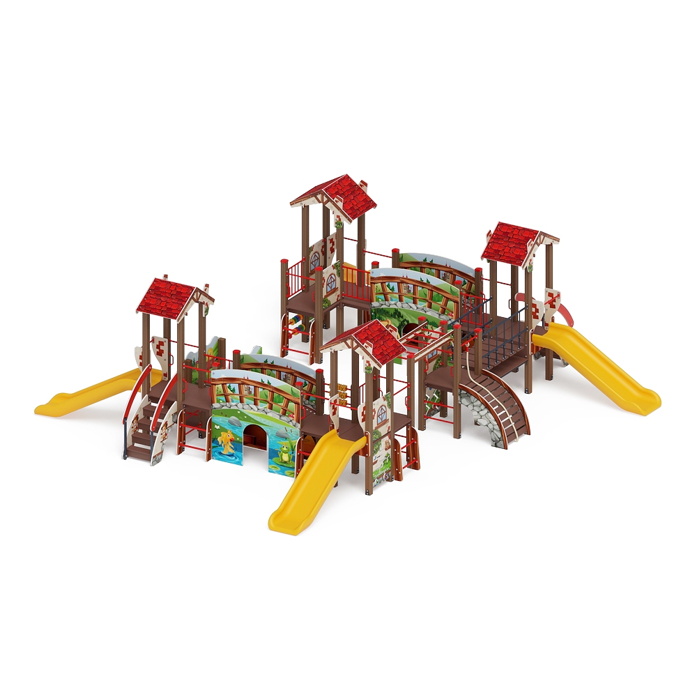 В ГОСТЯХ У СКАЗКИ детский игровой комплекс ДИК 1.05.01-30 (H=900)