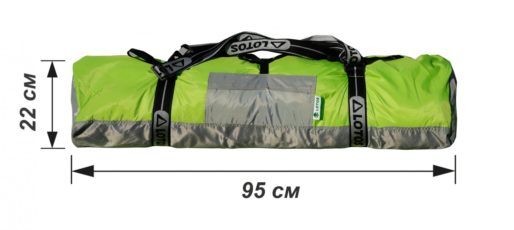 Зимняя палатка ЛОТОС Куб 3 Компакт (стеклокомпозитный каркас)