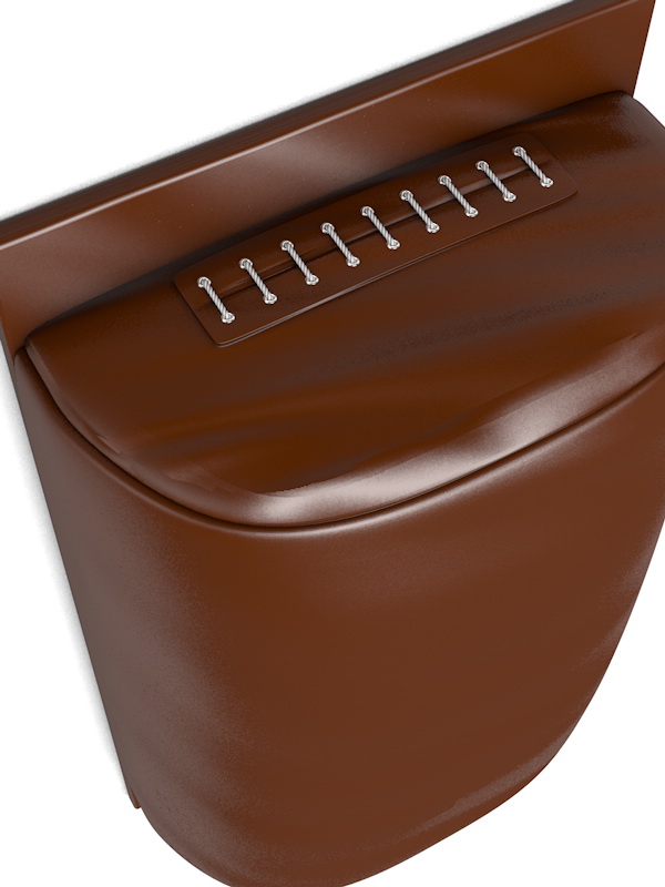 Боксерская настенная груша (подушка), кожа (05.104)