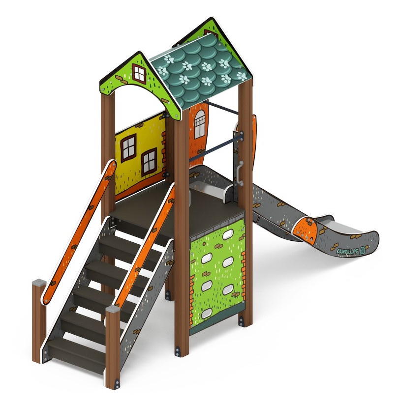 ИГРАЙТЕ С НАМИ (Город) детский игровой комплекс ДИК 2.01.1.01-01 (H=1200)