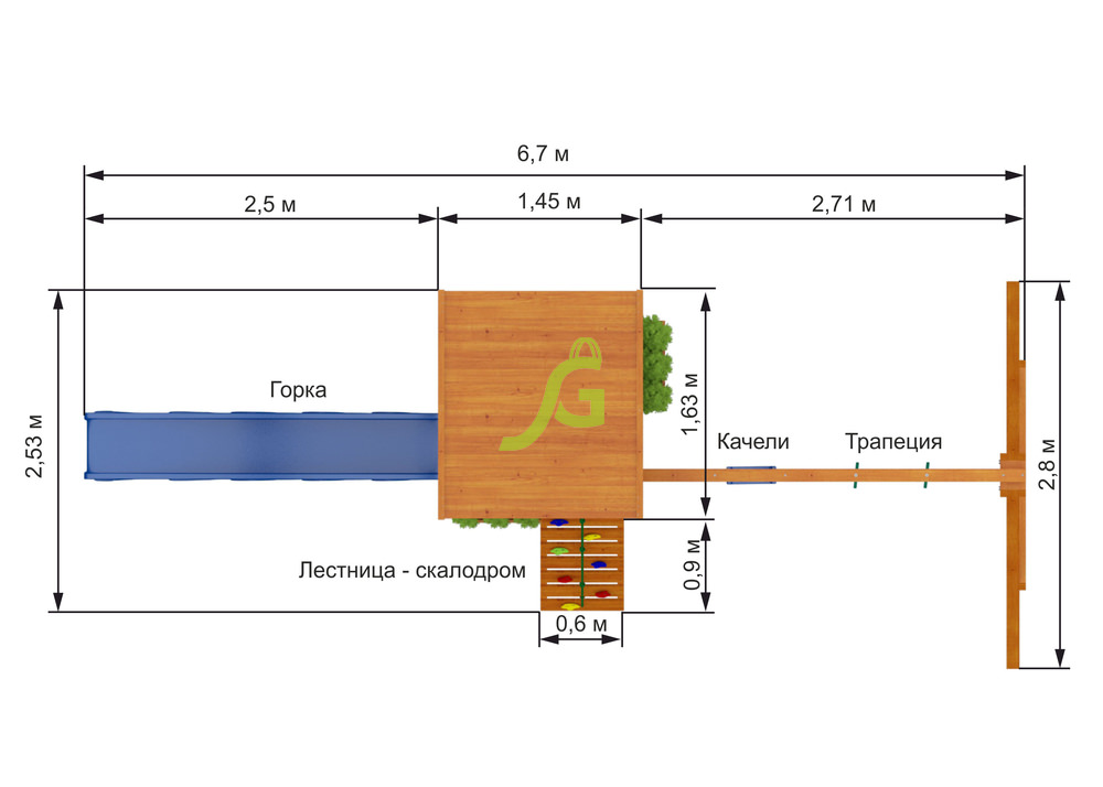 Детская площадка IgraGrad Клубный домик