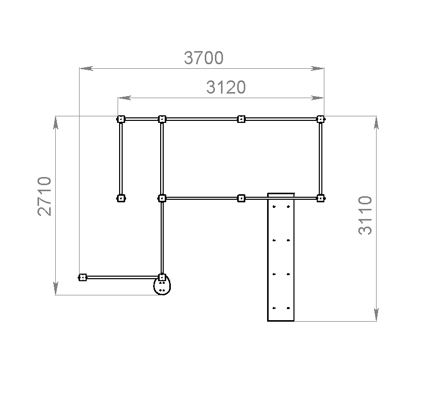 Уличный спортивный комплекс START LINE Fitness № 2