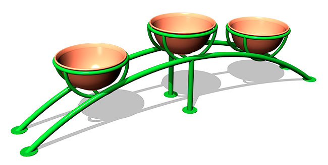 Цветочница парковая ZION ЦВ-6 (СП153)