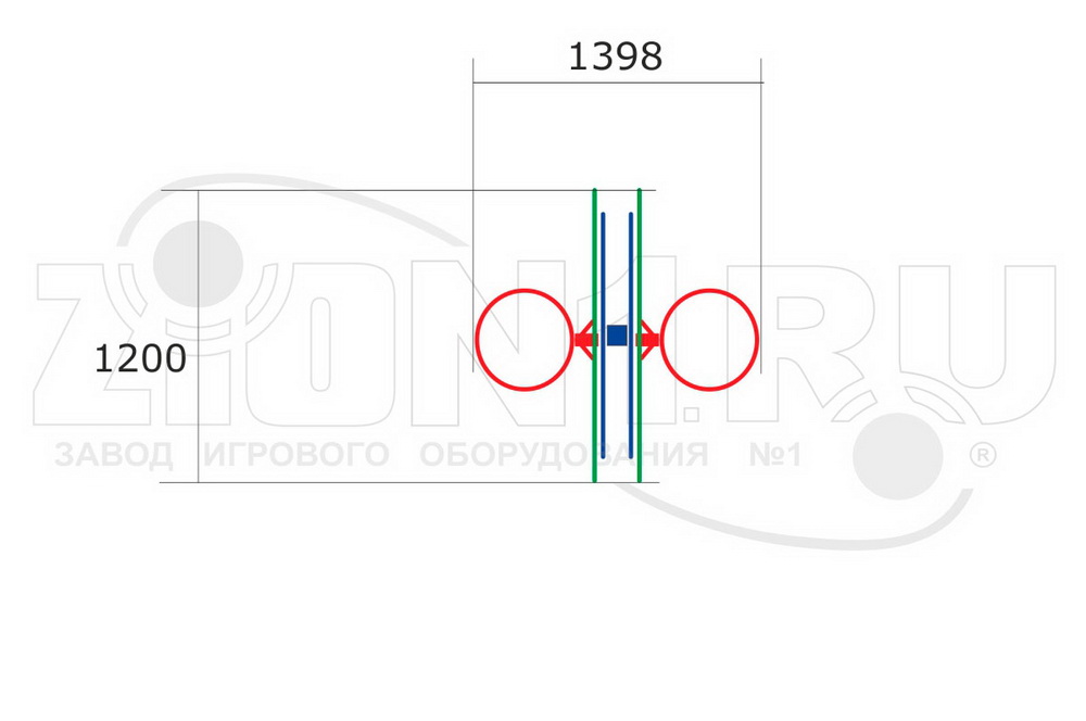 Стойка баскетбольная ZION М3 (СЭ094)