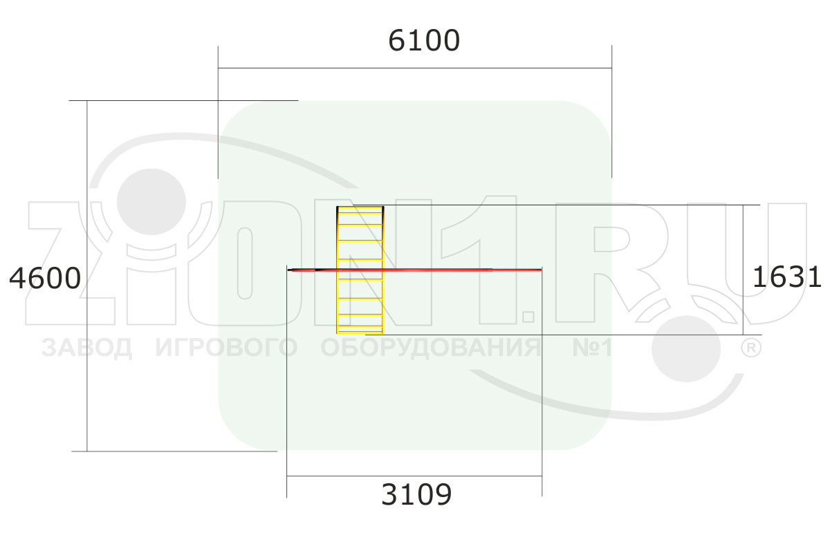Лаз ZION Рыбка (ЭЛ045)