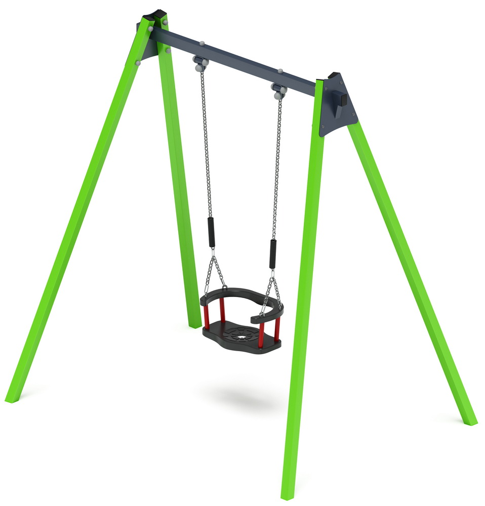 Качели М1 металл ИО 11.М.01.03-02 (зеленый)