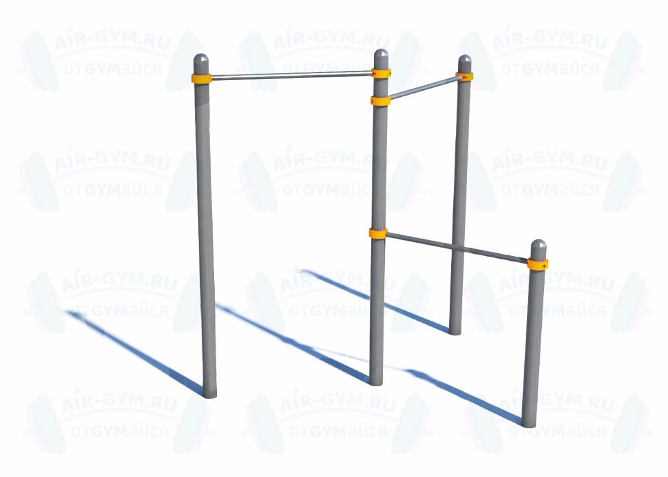 Тройной турник для подтягивания СВС-6