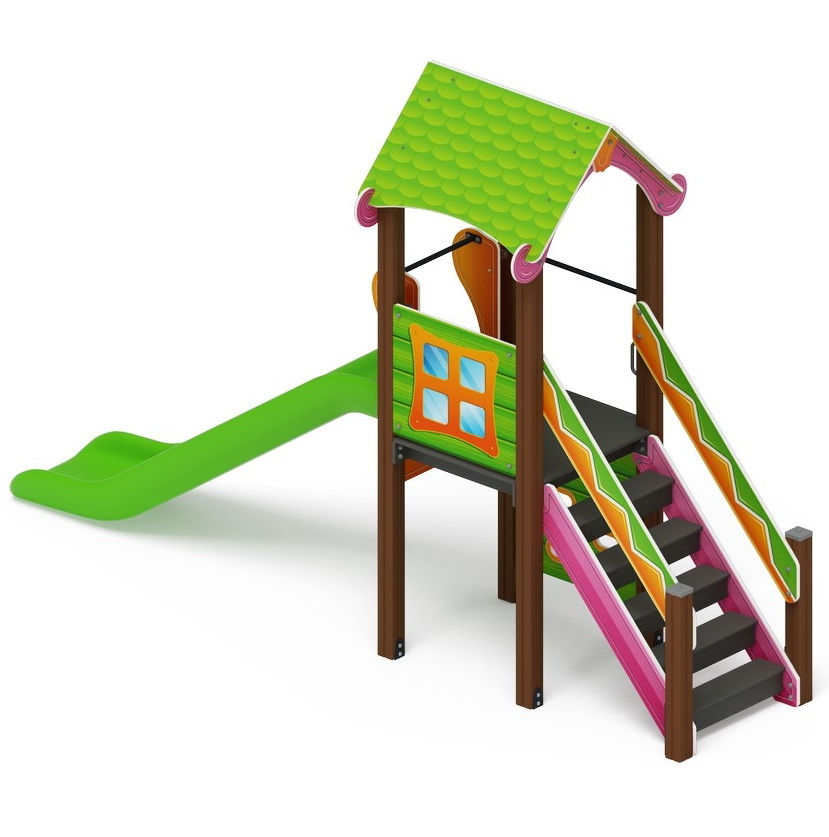 ЛУКОМОРЬЕ детский игровой комплекс ДИК 2.25.01-01 (H=1200)