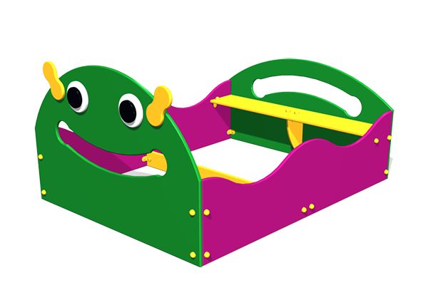 Детская песочница ZION Гусеничка (П055)