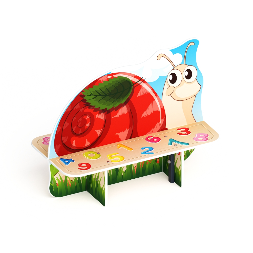 Скамейка УЛИТКА для детской площадки МФ 41.01.06