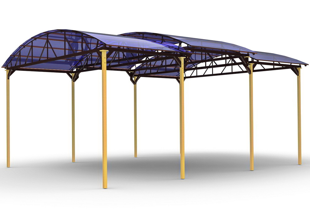 Теневой навес для спортивных тренажеров Air Gym YTN (4, 6, 8 м)