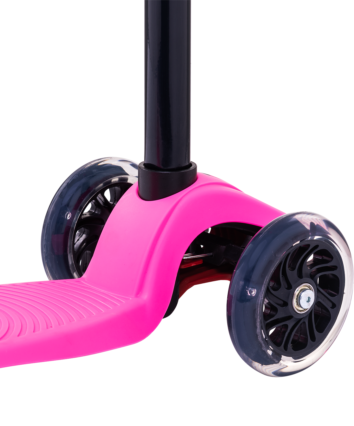 Самокат 3-колесный Snappy 3D, 120/80 мм, розовый