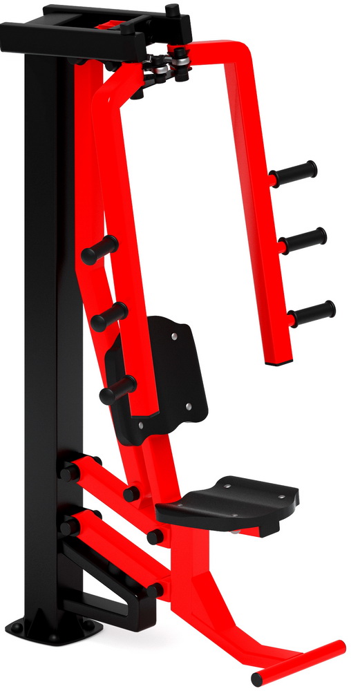 Уличный тренажер БАБОЧКА (красный) СТ 028-11