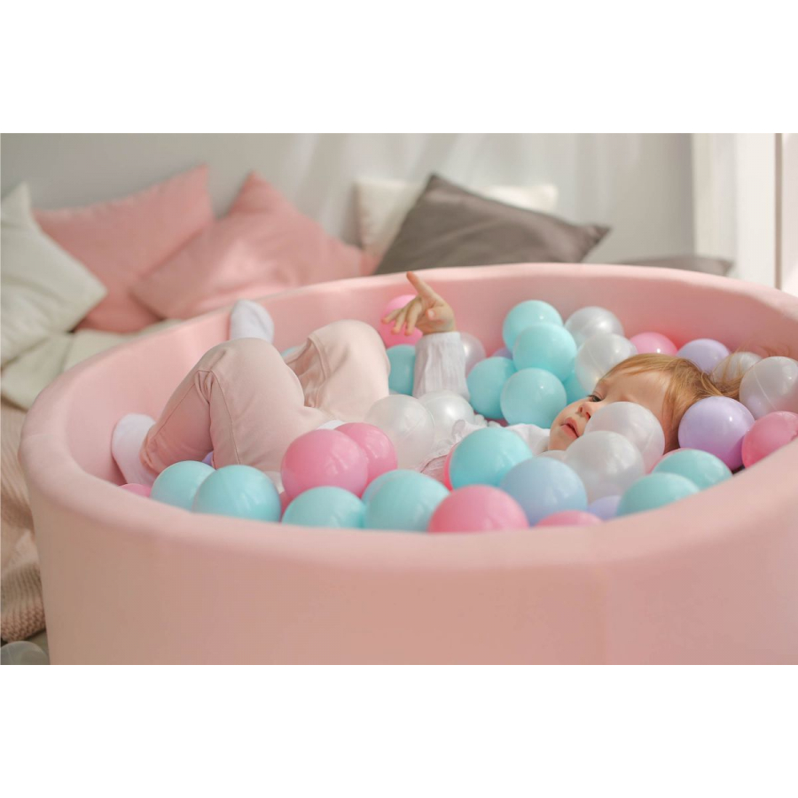 Детский сухой бассейн Romana Airpool (Розовый + 200 шаров)