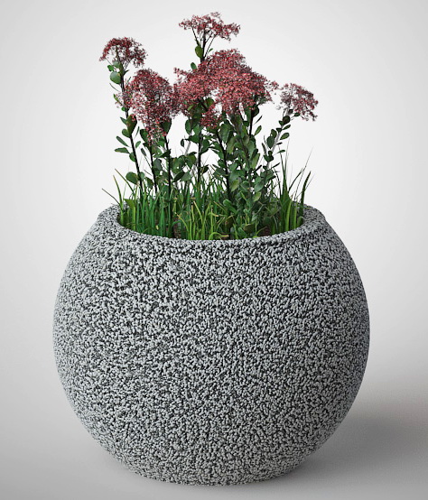 Цветочница бетонная ШАР Ц-28