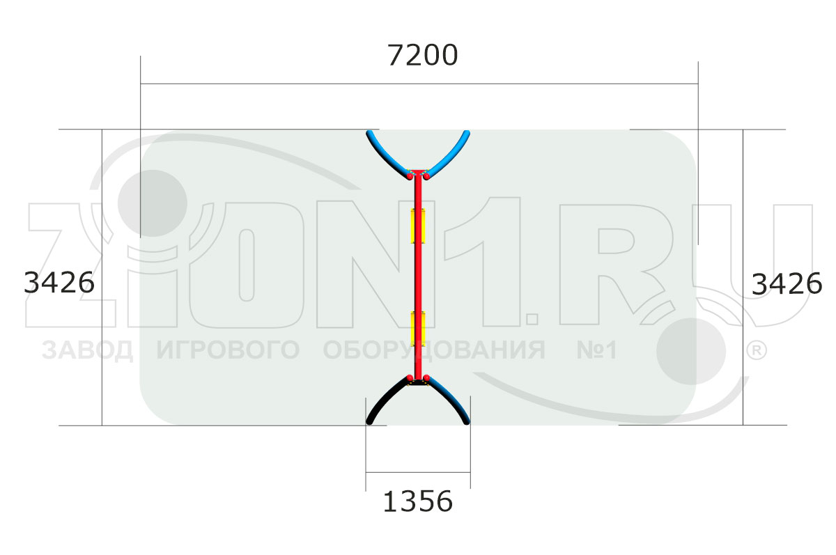 Качели детские ZION Восход 2 (К073)