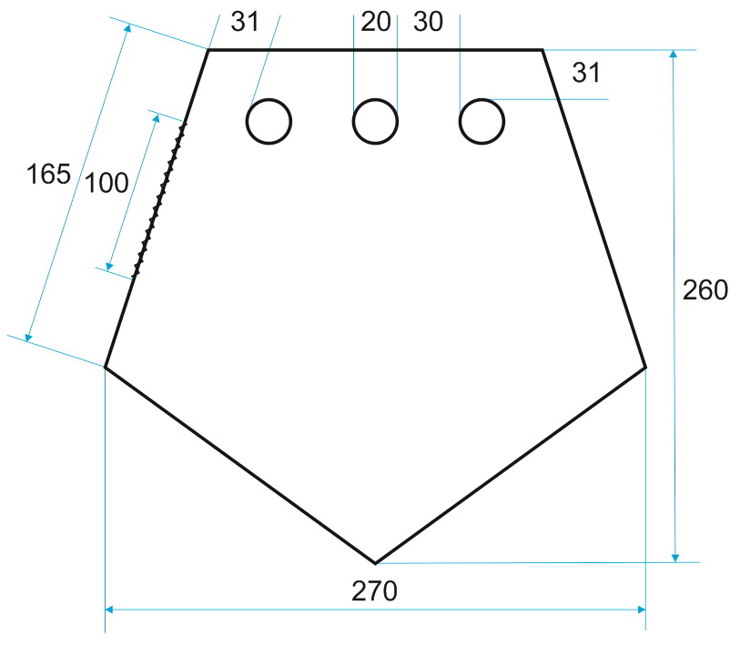 Пол утепленный ЛОТОС 3 (260 х 270) ПУ4000 с отверстиями под лунки