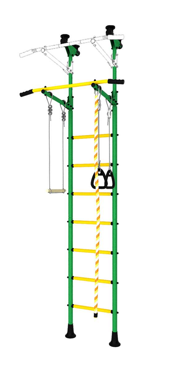DSK Распорный с регулировкой (с массажными ступенями) Зеленый/Желтый ДСКМ-2-7.06.Г6.410.14-24