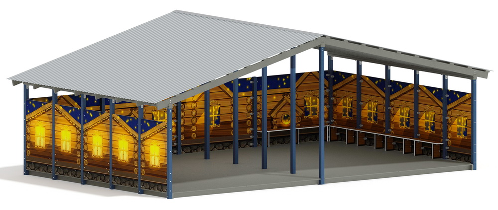 Теневой навес (Эко) МФ 70.8.5-02