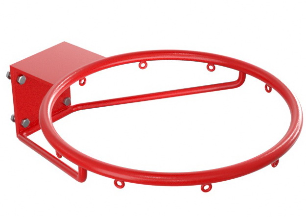 Кольцо баскетбольное № 7, массовое, D=450 мм (01.308)