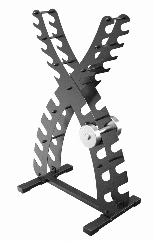 Стойка для гантелей Х-образная на 10 пар (13.402.003)