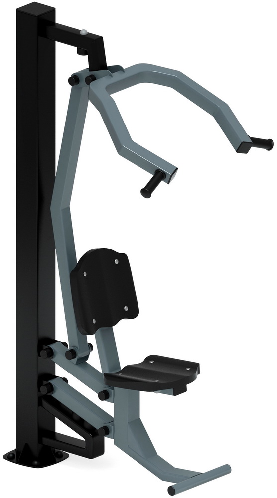 Тренажер уличный ТЯГА ВЕРХНЯЯ (серый) СТ 007-13