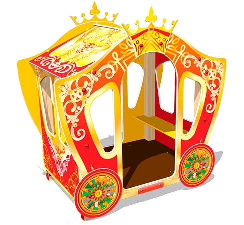 Детский игровой домик ZION Карета У3 (ИМ131)