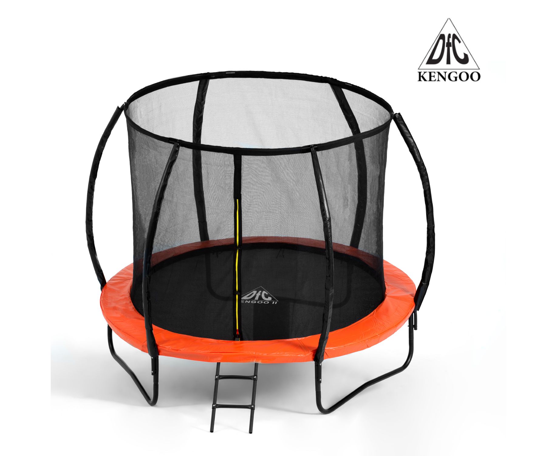 Батут DFC Trampoline Kengoo II 8ft с лестницей