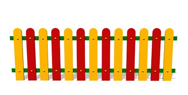 Ограждение детской площадки ZION Спектр (ОГД007)