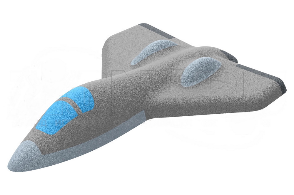 Резиновая 3D-фигура ZION Истребитель (для парков и детских площадок)