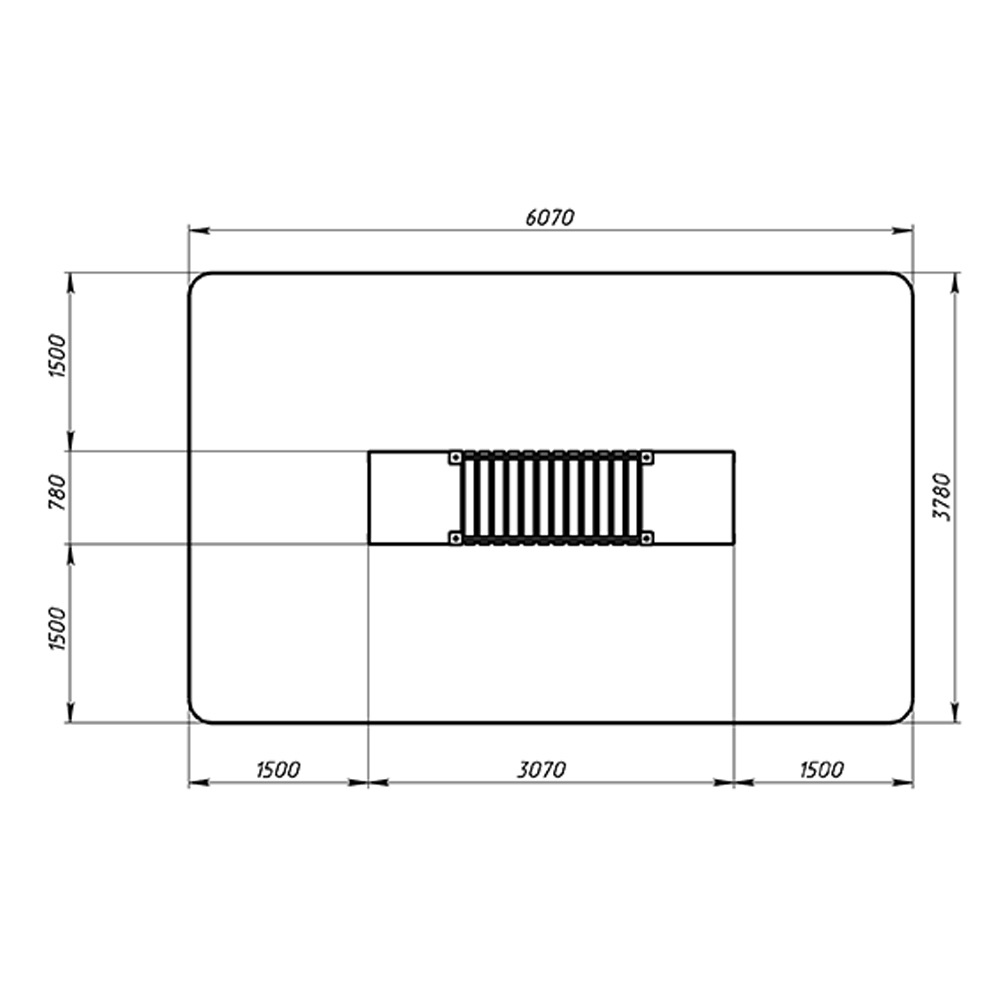 Спортивная серия детской площадки для младшего возраста СК 1.01.15-01