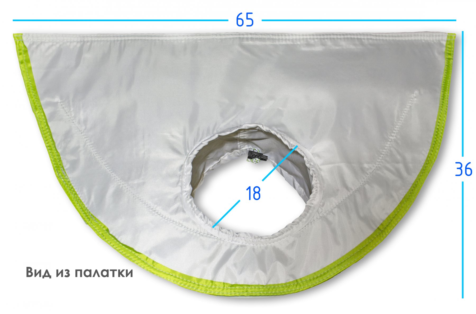 Клапан под вытяжную трубу теплообменника для палаток ЛОТОС Куб