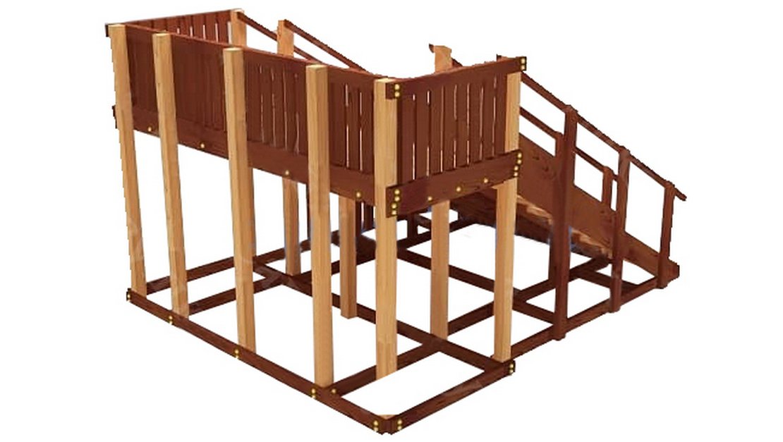 Зимняя горка ЗИМА 4 Савушка (скат 3 м)