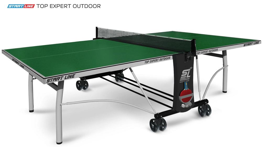 Стол теннисный START LINE Top Expert 6 Всепогодный Зелёный