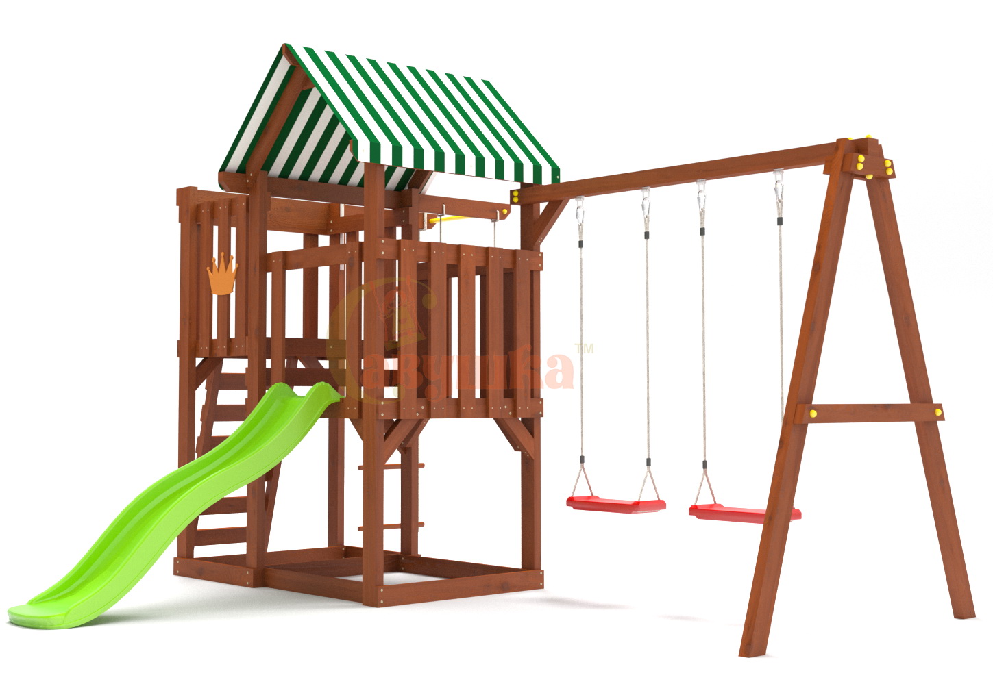 Детская площадка Савушка TooSun 3 (горка 1,7 м)