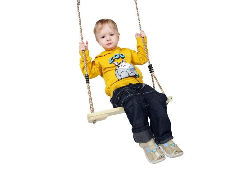 Качели детские лодочка из дерева IgraGrad