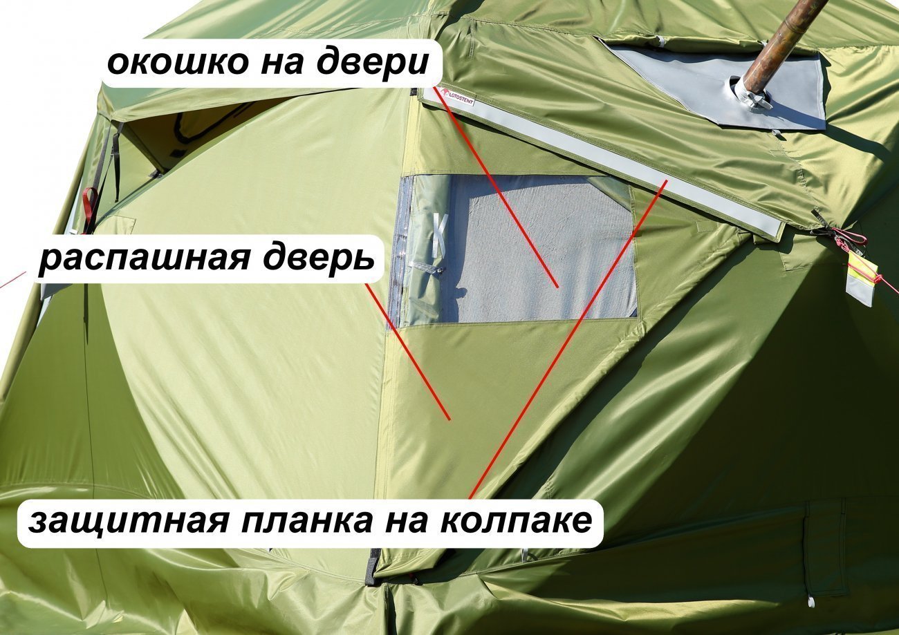 Дверь распашная ЛОТОС КубоЗонт (летняя) для палаток