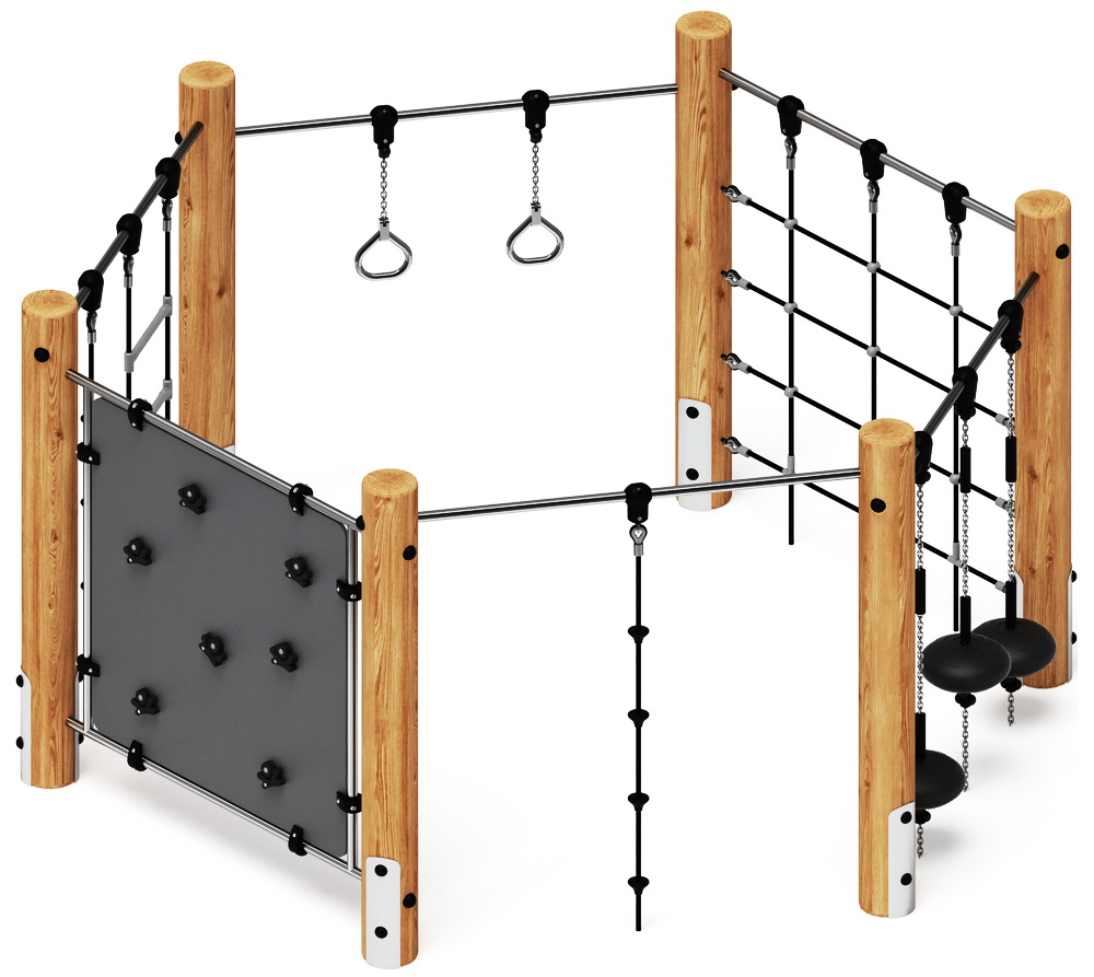 Детский комплекс Спортивная серия (Лиственница) СК 1.08.01-Л