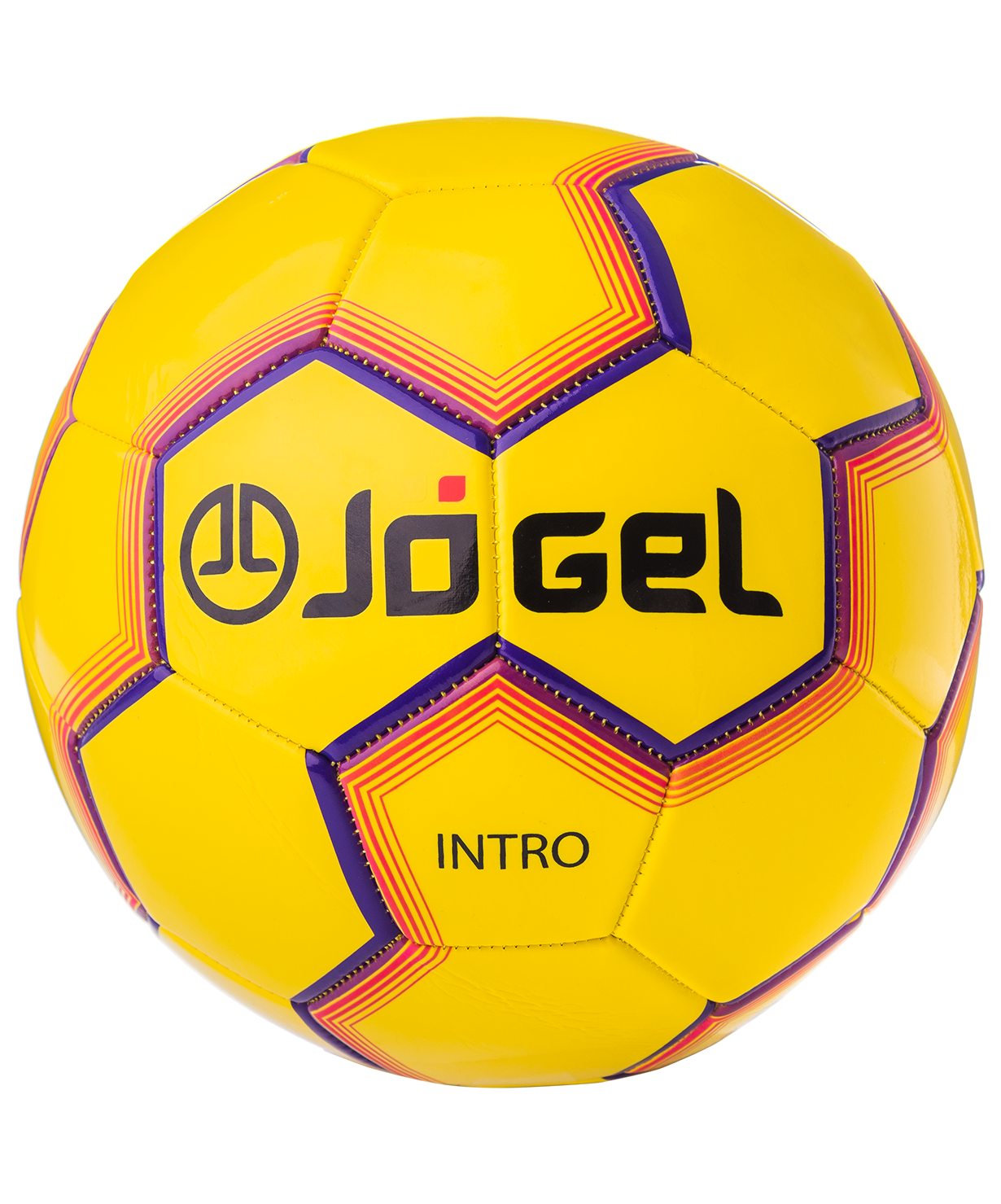 Мяч футбольный JS-100 Intro №5, желтый