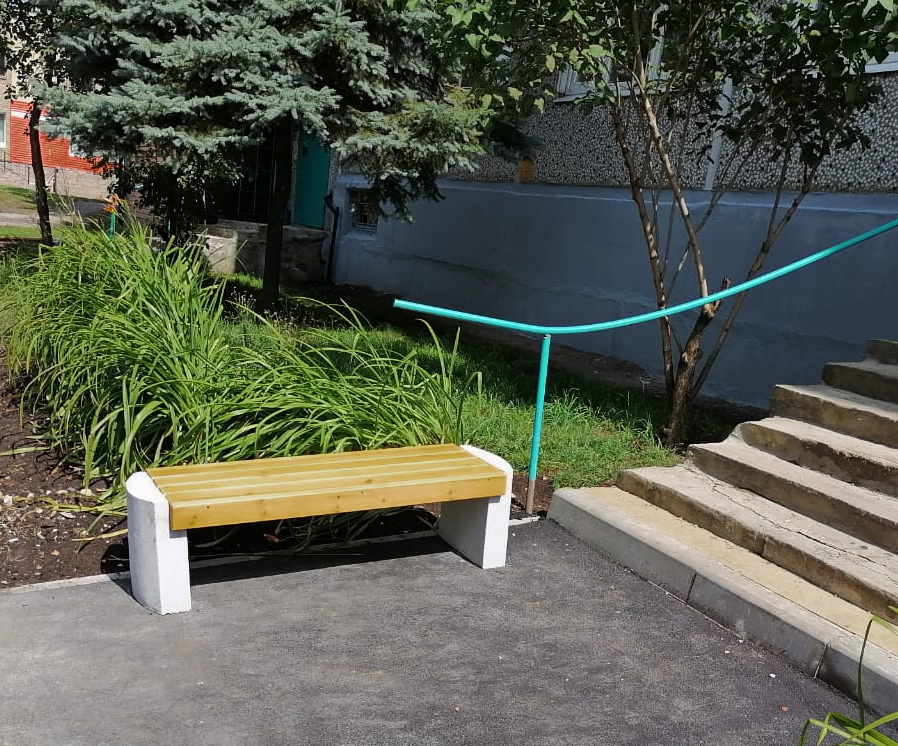 Скамья бетонная С-3