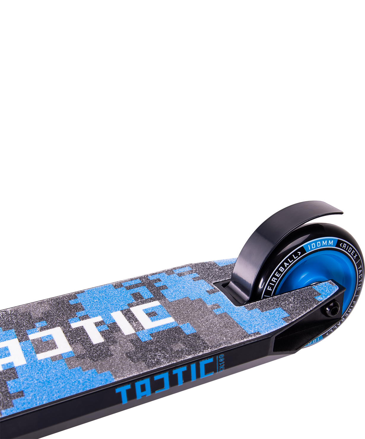 Самокат трюковый Tactic blue 100 мм